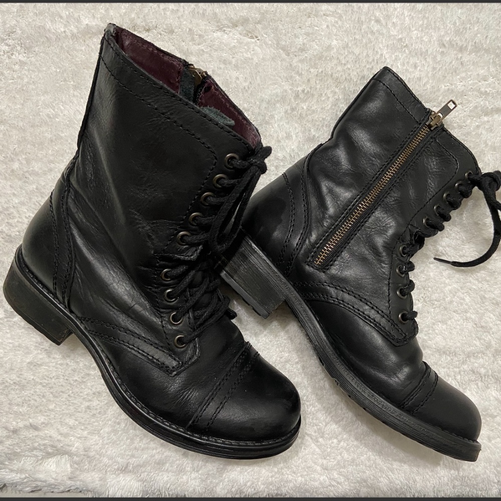 Steve Madden | TROOPA 2.0 Black Leather Boot
